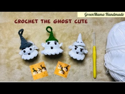 How To Crochet A Ghost Halloween Cute- It Is So Beautiful Tutorial Crochet- Hướng Dẫn Móc Chú Ma Dễ
