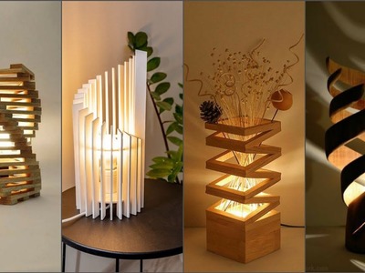 How To Decorate A Wooden Table Lamp Ideas ||How To Decorate A Room With Fairy Lights