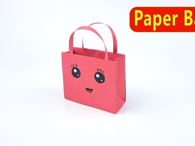 How to Make Cute Paper Bags with Handles.Origami Paper Bags