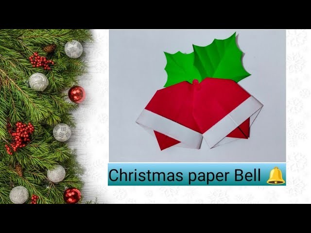 how-to-make-easy-paper-christmas-bell-for-kids-easy-paper-craft