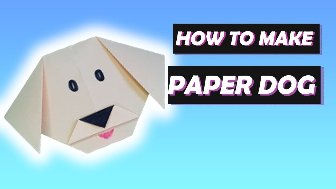 How To Make Origami Dog (Easy Paper Dog) #origami