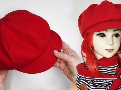 ✅????How to sew a woman's beret with a visor. sewing tips and tricks
