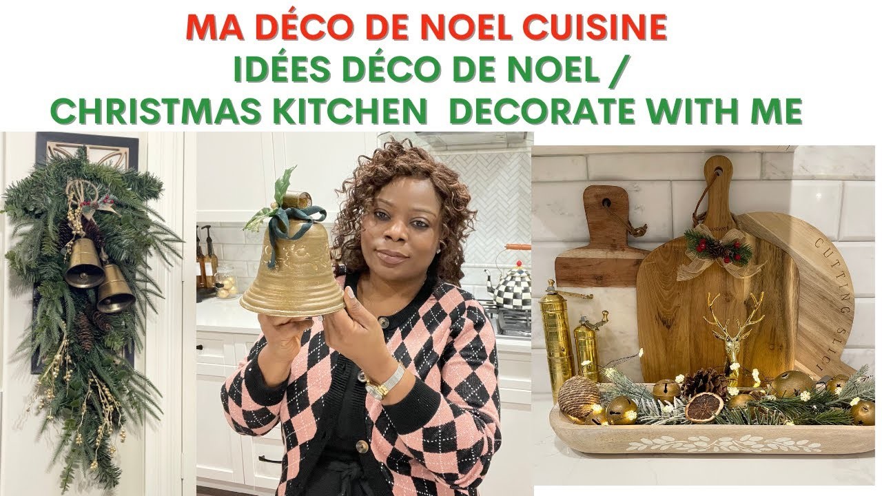 Ma DÉCO DE NOEL CUISINE.Idées déco de Noel. Christmas kitchen decorate with me. coffee bar