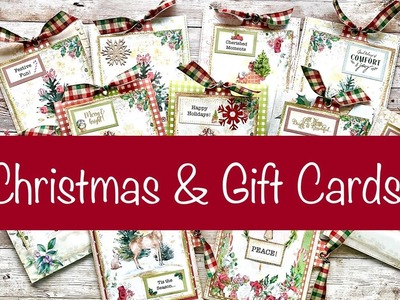 Making Christmas & Gift Cards with Digitals!