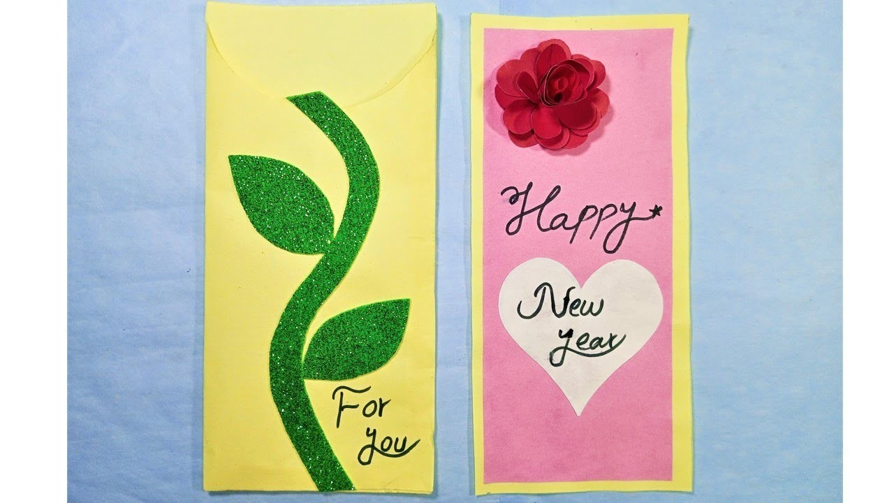 New Year Card Making 2023 | Happy New Year Craft | Greeting Card Craft Ideas | Easy Craft Ideas