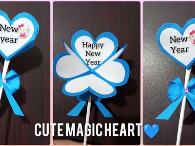 New year Easy Paper heart card????|| Magic Heart pop up card|| new ideas craft|| #youtube #craftideas