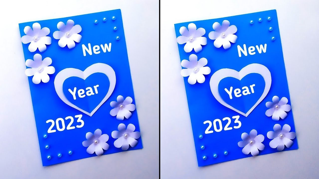 New year greeting card 2023 | Greeting card 2023 | Christmas greeting card 23 | Swaraj Craft Idea