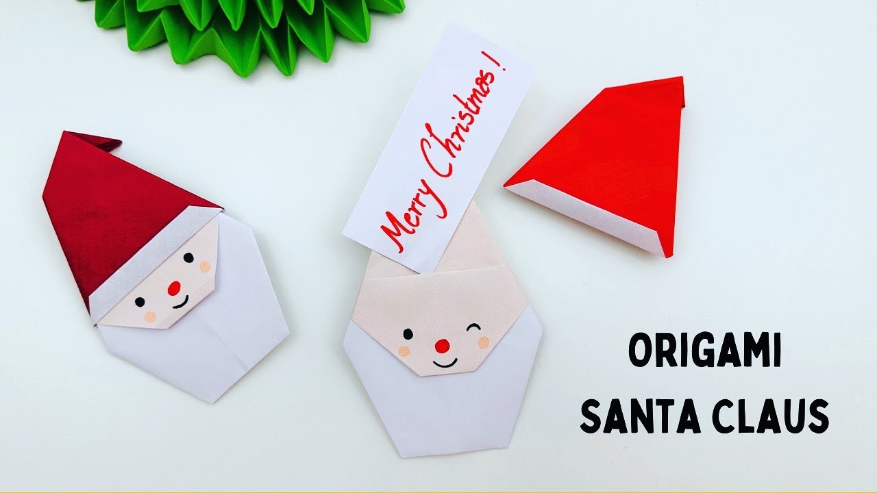 Origami Paper Santa Claus | DIY Christmas Gift Ideas | How To Make  Origami Paper Envelope