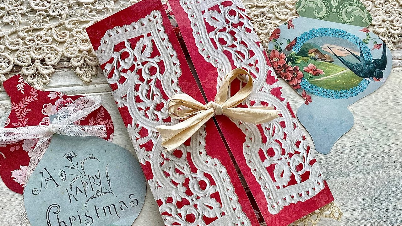 The Easiest Lace Folio You Can Make For Your Junk Journals