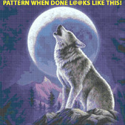 Wolf And Moon Cross Stitch Pattern***LOOK***Buyers Can Download Your Pattern As Soon As They Complete The Purchase