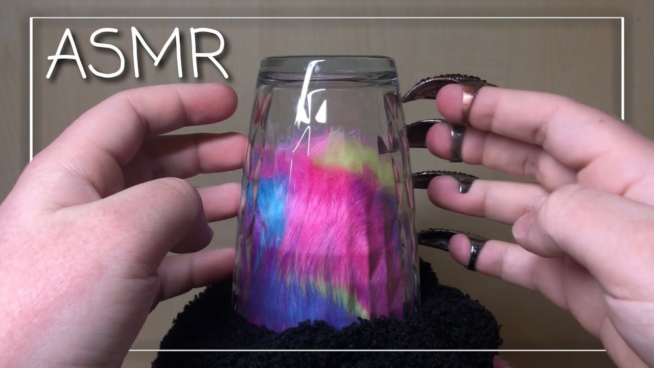 ASMR || Tapping on Glass over mic ????️???? (No talking)