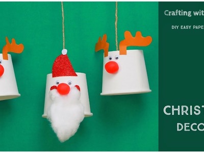Christmas Decor | Crafting with Kesiya #diy #papercraft #craft #craftingwithkesiya #christmascrafts