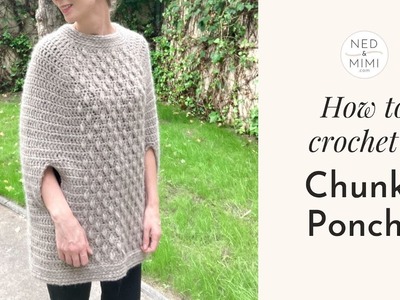 Chunky Crochet Poncho