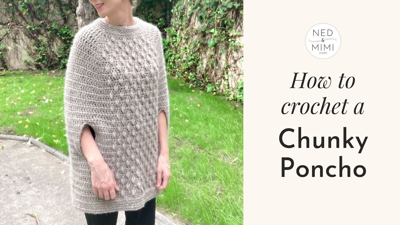 Chunky Crochet Poncho