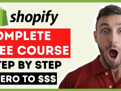 COMPLETE Shopify Tutorial For Beginners 2023 - How To Create A Pet Accessories Store From Scratch