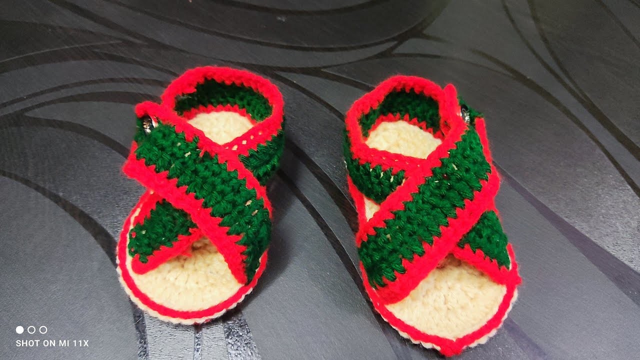 Crochet baby boy  shoes.boots. 0.6 month baby booties design #crochet #woolen #crochetdesign #boots