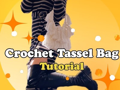 Crochet Tassel Shoulder Bag Tutorial