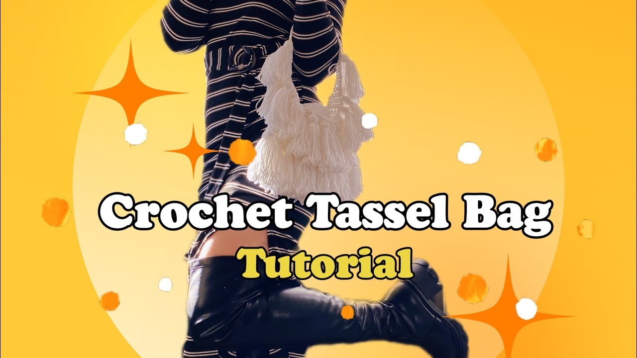 Crochet Tassel Shoulder Bag Tutorial