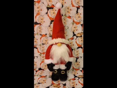 DIY Santa Easy Gnome tutorial using Walmart ornaments