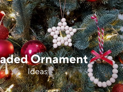 DIY Tutorial Ep 6  - Beaded Ornament Ideas | Star Ornament | Wreath Ornament