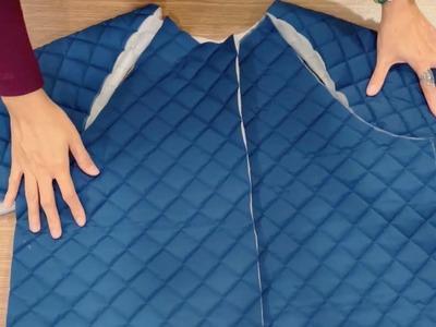 Don't miss this coat sewing tutorial |  How to sew a quilted coat