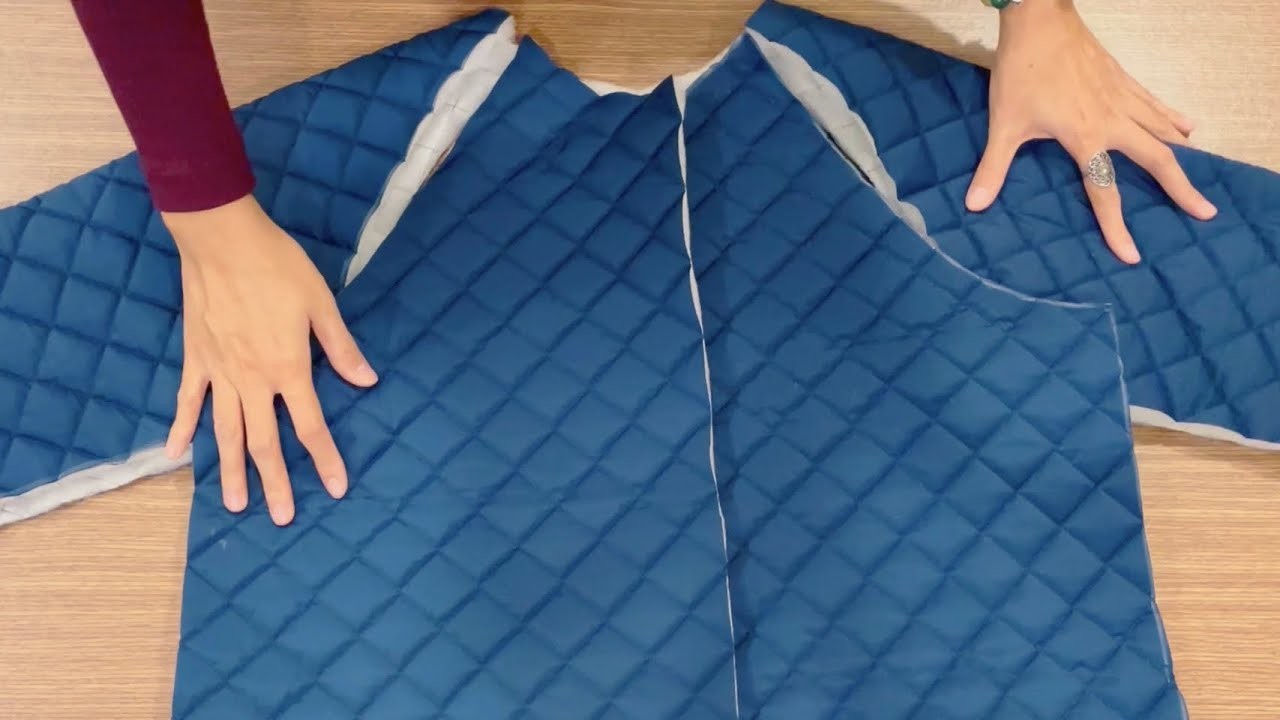 Don't miss this coat sewing tutorial |  How to sew a quilted coat
