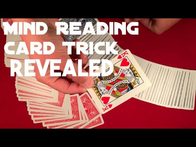 Easy FOOLING mind reading card trick tutorial.magic tricks