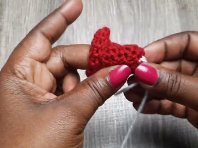 How to Crochet a Santa Hat | Keychain Accessory | Tiny Santa Hat