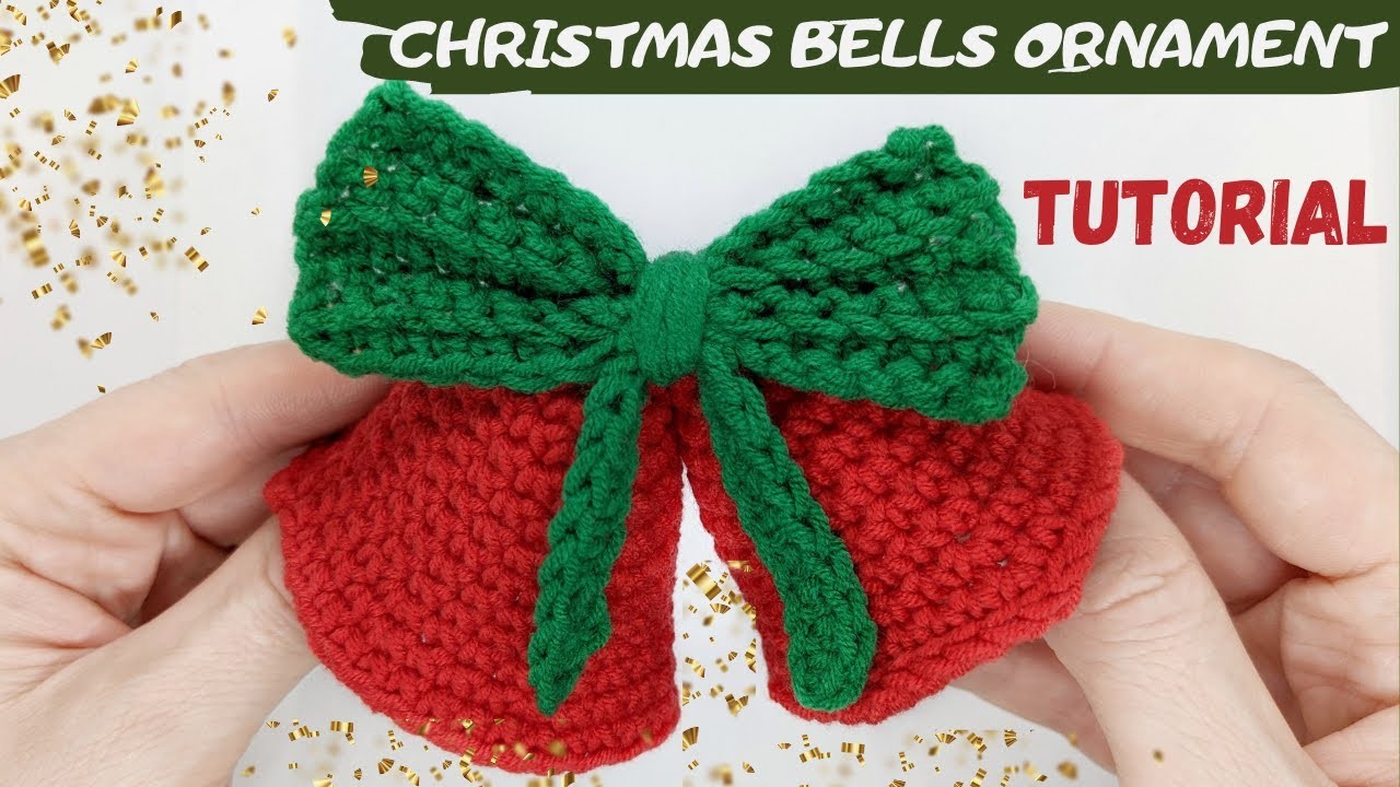 How to crochet Christmas Bells Ornaments