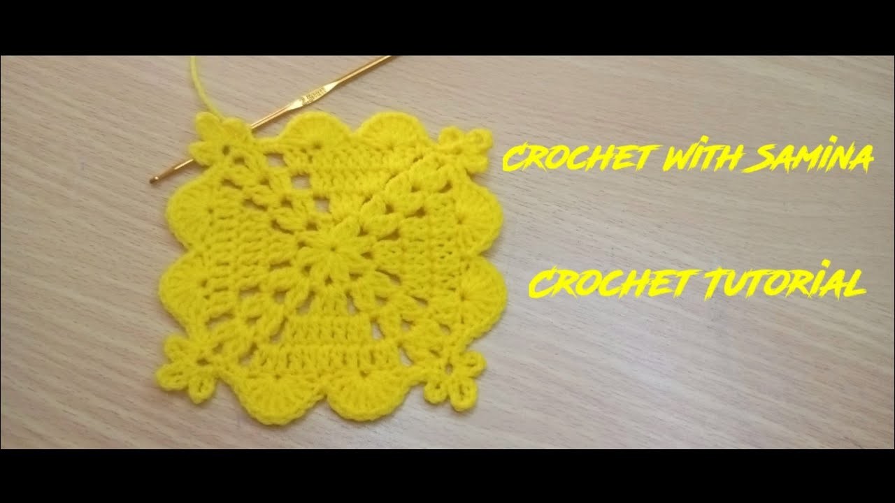 How To Crochet | Crochet Tutorial Doily by @CrochetWithSamina9481