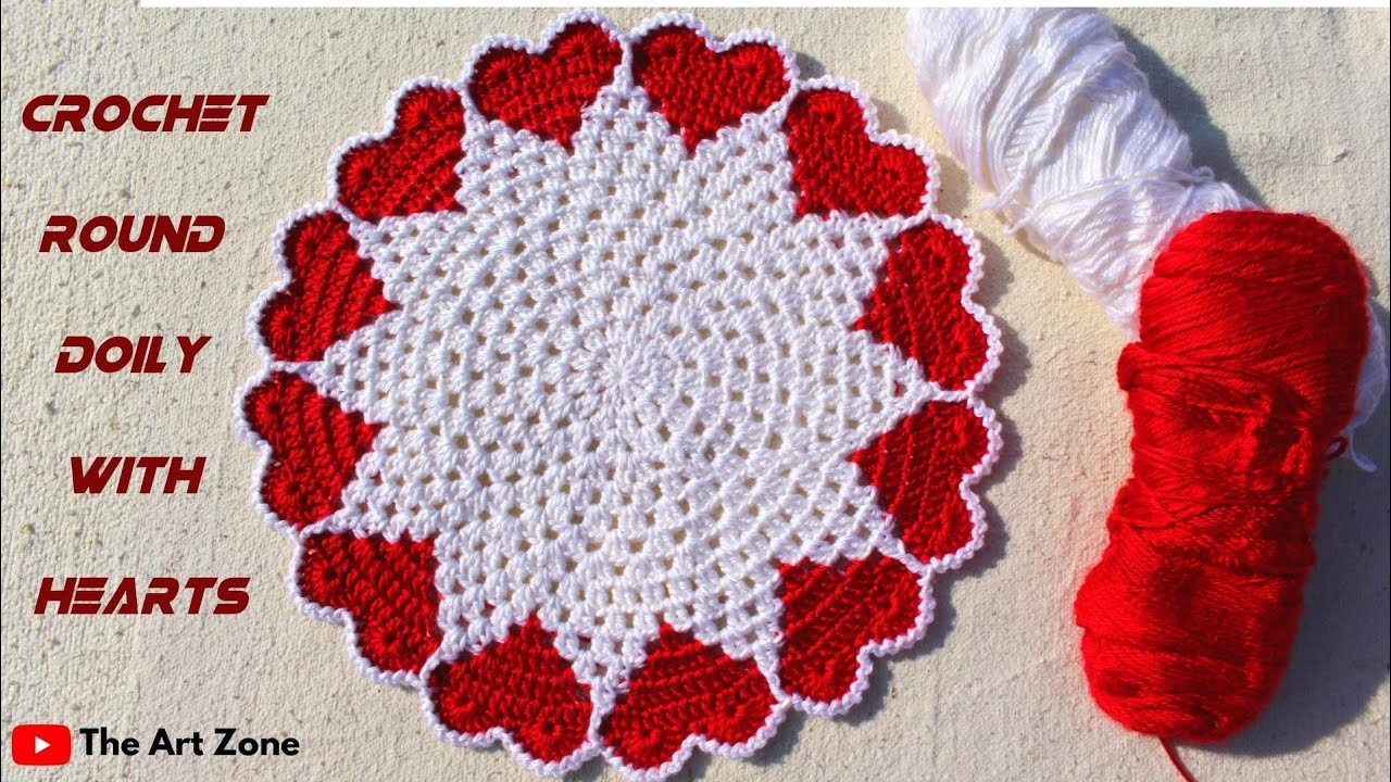 How to Crochet Round Doily for Christmas? | Round Doily Crochet Pattern  #crochet #christmas