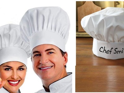 How to make a Chef cap | Kitchen cap. Easy DIY