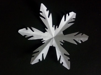 How to make Simple Snowflake Desgin|Fashion with Jyoti|Paper craft Tutorial