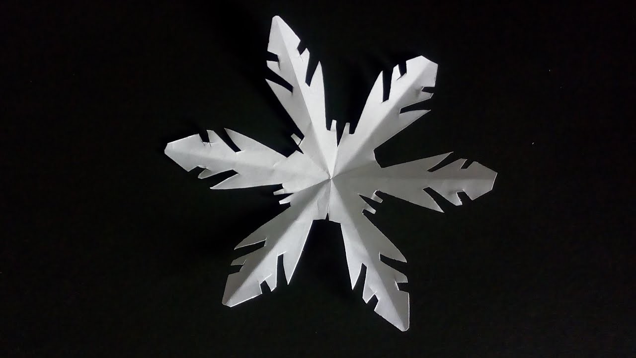 How to make Simple Snowflake Desgin|Fashion with Jyoti|Paper craft Tutorial