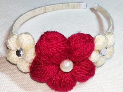 Knit Puff Flower Headband #knitpuffflowerheadband #headbandstyle #hairaccessories #headband