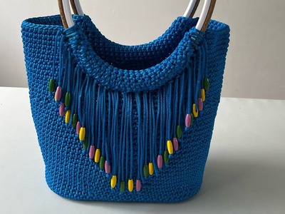 Learn How To Make a Stunning Cotton Macrame Bag!