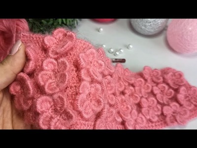 NEW DESIGN❗EASY and TREND knitting model blanket scarf blouse cardigan????Crochet