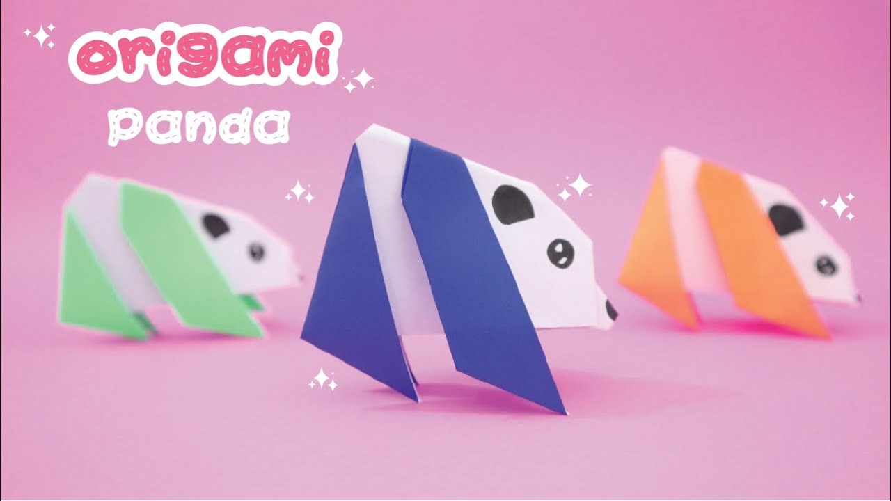 Origami Panda step by step easy instructions