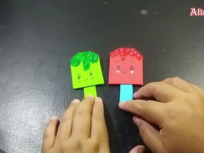 Origami Popsicle Tutorial - Ice Lolly - DIY - Afta Craft