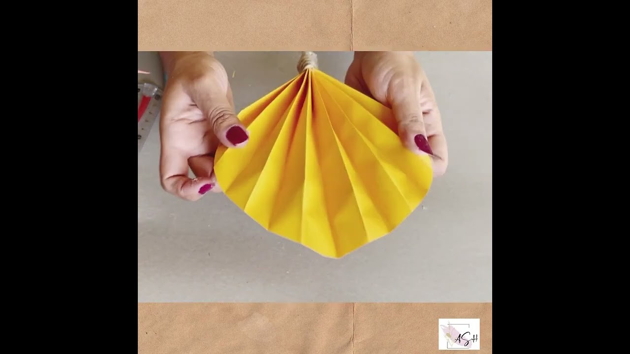 Paper palm leaves