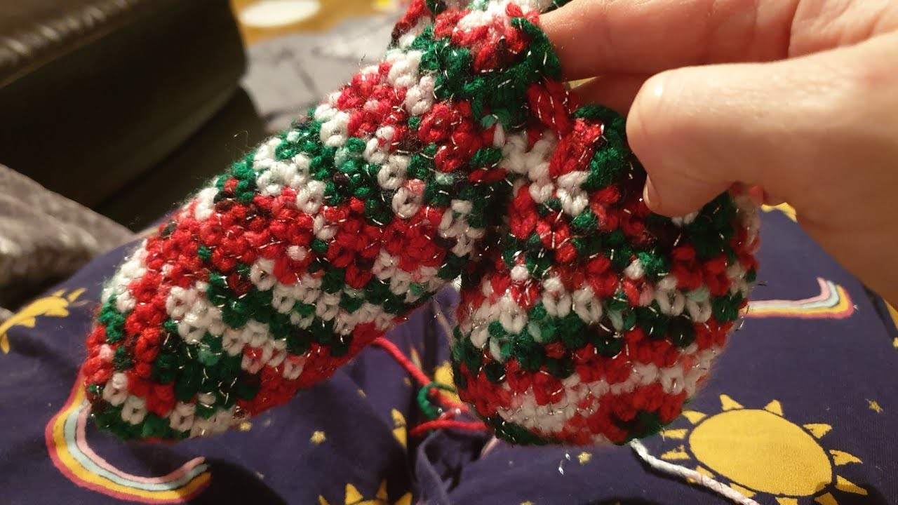 Part 1 Christmas crochet willy warmer