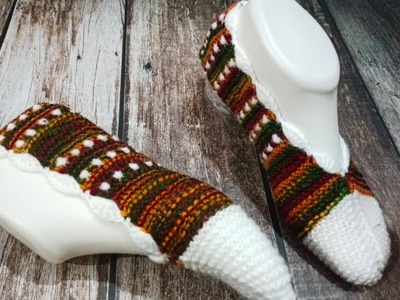 Pearl pattern Ladies booties | stylish ladies socks. juti. slippers