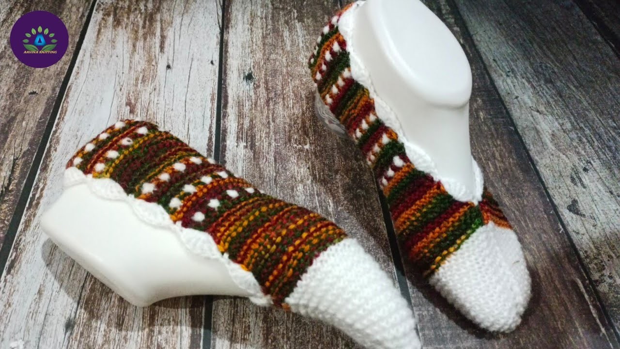 Pearl pattern Ladies booties | stylish ladies socks. juti. slippers