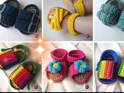 Shab Fashion Design Crochet Baby Boots Crochet Baby Sandals