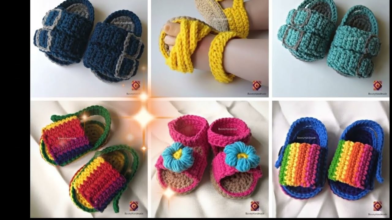 Shab Fashion Design Crochet Baby Boots Crochet Baby Sandals