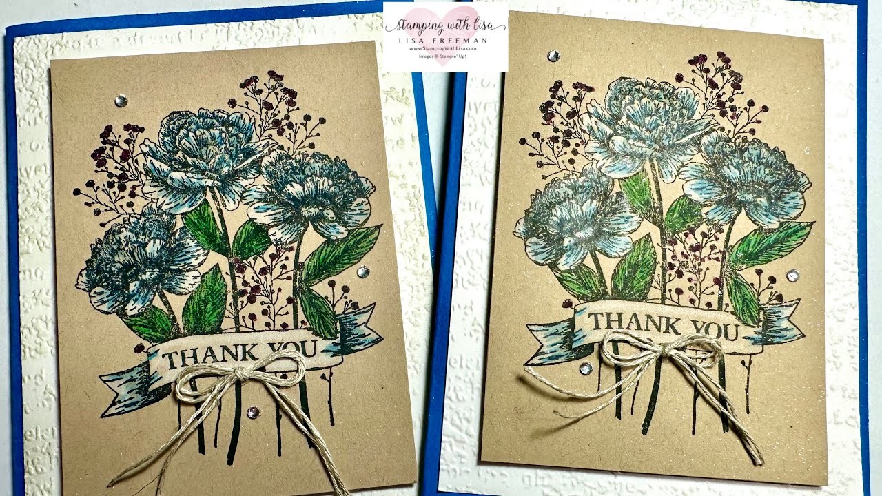 Bouquet of Thanks with Watercolor Pencils!
