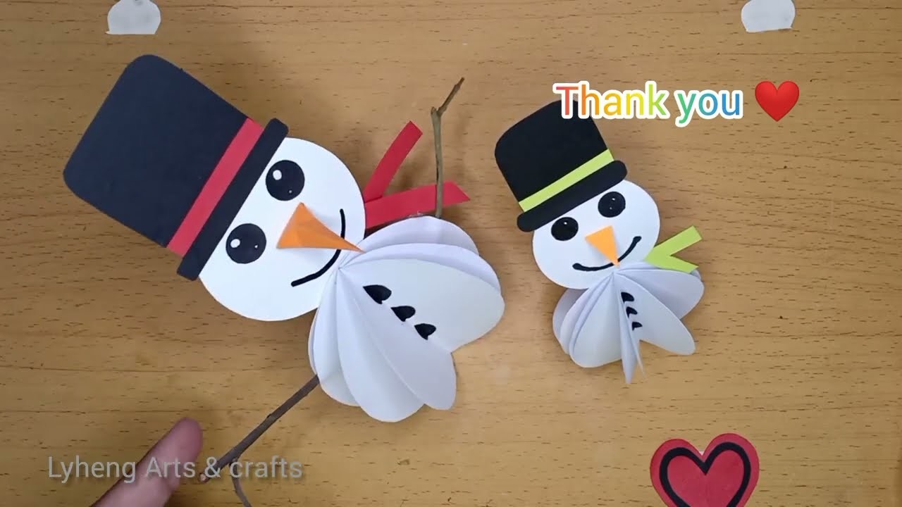 Christmas easy paper crafts.DIY.hanging