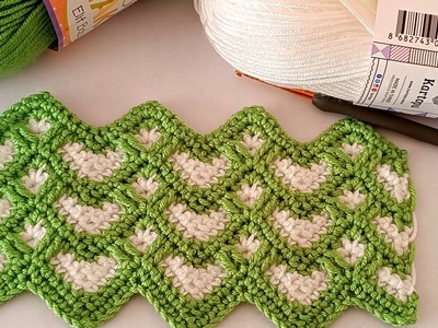 CLOSE UP????very easy and beautiful crochet blanket bedspread knitting model