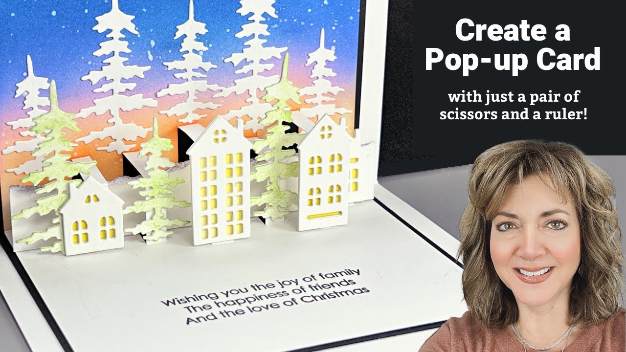 Create a Pop-Up Card with just Scissors and a Ruler