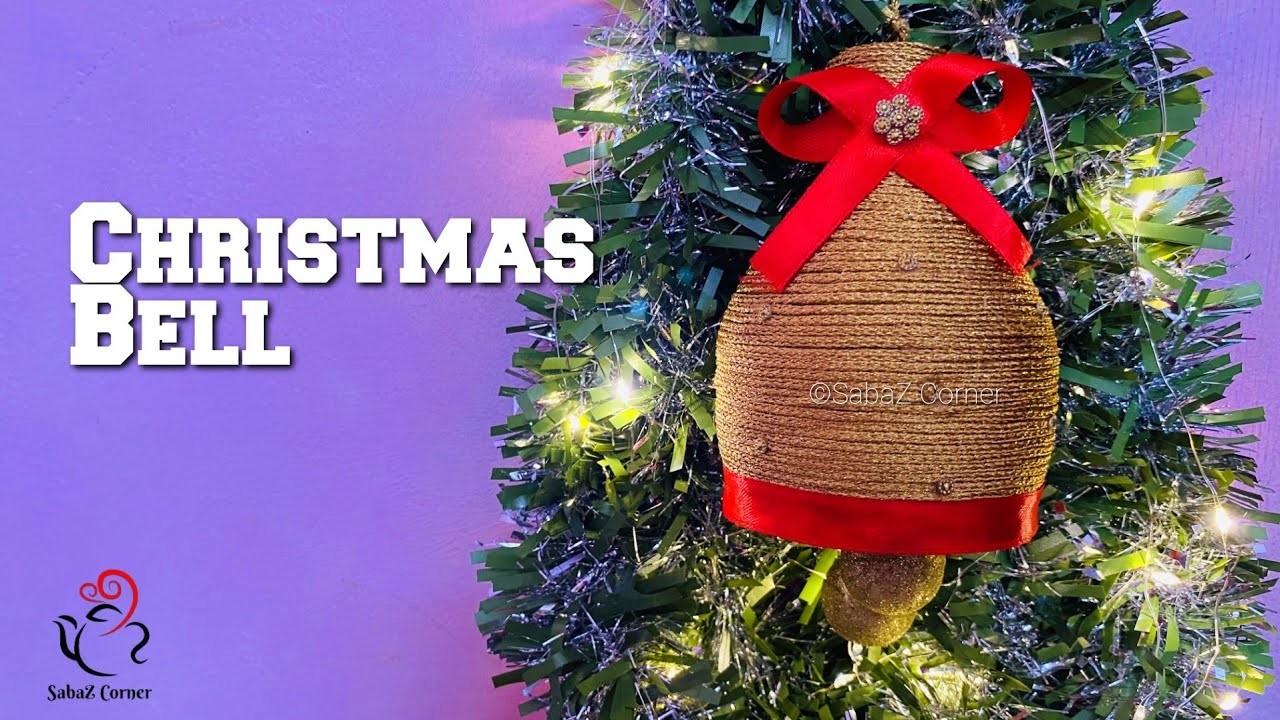 DIY - Christmas Bell From Waste Plastic Bottle | Christmas Decor Ideas